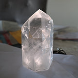 Phantom Quartz Crystal Clear Tower Point